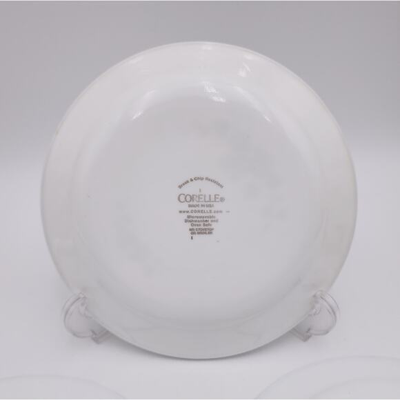 Set of 3 Corelle Callaway Salad Bread Plate 7.25 In Green White Ivy - Picture 6 of 11